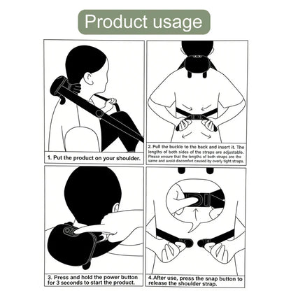 Bionic Finger Neck Shoulder Trapezius Muscle Relax Massager Neck Cervical Kneading Massage Shawl Brushless Motor Neck masajeador